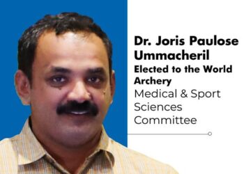भारतीय तीरंदाजी संघ के कोषाध्यक्ष डॉ. उमाचेरिल विश्व तीरंदाजी की चिकित्सा समिति में चुने गए