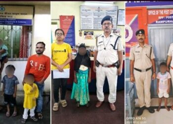 रेलवे सुरक्षा बल ने पूर्वी रेलवे स्टेशनों और ट्रेनों से पांच बच्चों को बचाया