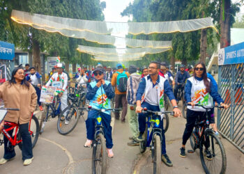 कोलकाता में ‘फिट इंडिया संडेज़ ऑन साइकिल’ का सफलतापूर्वक समापन, सैकड़ों साइकिल चालकों ने लिया हिस्सा