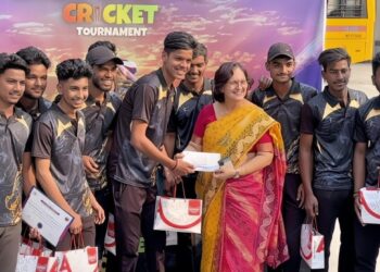 क्रिकेट प्रतियोगिता में श्री महेश्वरी विद्यालय को तीसरा स्थान!