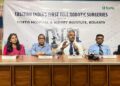 फोर्टिस हॉस्पिटल एंड किडनी इंस्टीट्यूट के सर्जनों ने 1,500 किमी दूर रहकर टेलीरोबोट‍िक-सर्जरी के माध्‍यम से की सफल सर्जरी